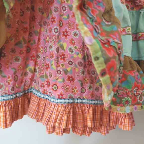 Oilily kids corduroy and cotton dress - Multi-pattern - Size 110 (5 Year) - Picture 8 of 11